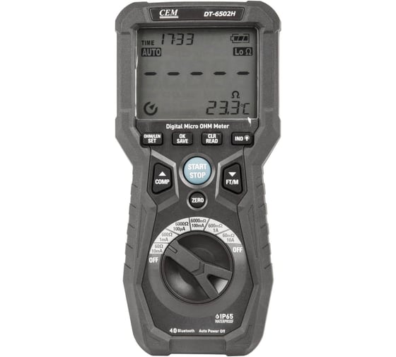 Тестер сопротивления, измеритель длины кабеля СЕМ DT-6502H 685972