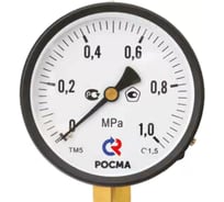 Манометр РОСМА ТМ-310Р.00 (0-2.5МПа) G1/4 общетехнический, 63мм D270-08430