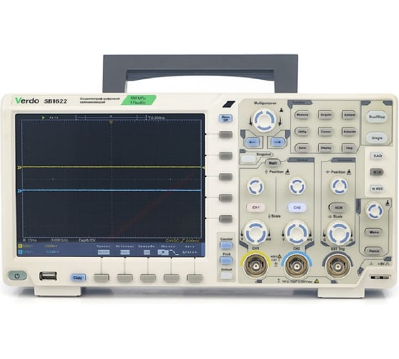 Осциллограф цифровой VERDO SB1622 2 канала, 100 МГц, 1 Гвыб/с с поверкой SB162200-СП