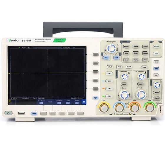 Осциллограф цифровой VERDO SB1645 4 канала, 100 МГц, 1 Гвыб/с с поверкой SB164500-СП 1