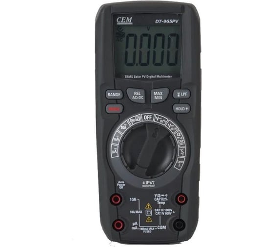 Мультиметр для фотоэлектрических установок СЕМ DT-965PV 685569