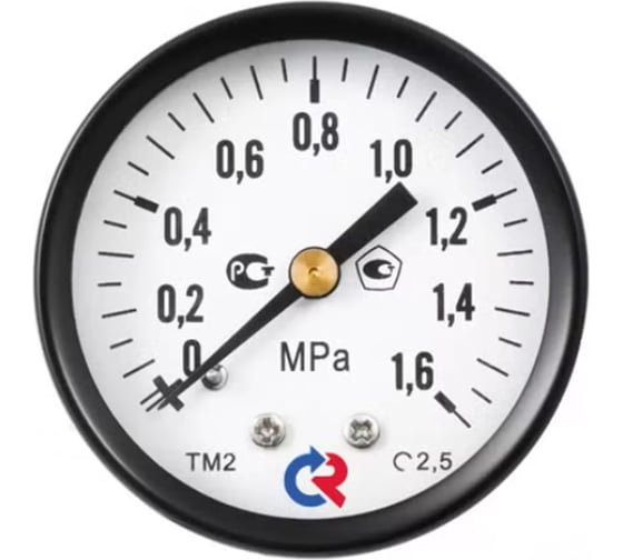 Манометр РОСМА ТМ-110Т.00, 0-10МПа, М10x1 2.5, общетехнический 40мм D070-06087 1