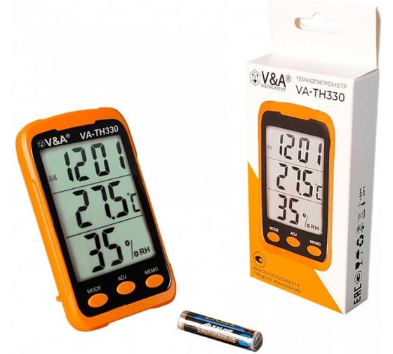 Термогигрометр VA- TH330 V&A VA-TH330-0