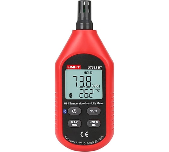 Измеритель влажности и температуры UNI-T UT333BT (Bluetooth) 00-00016010