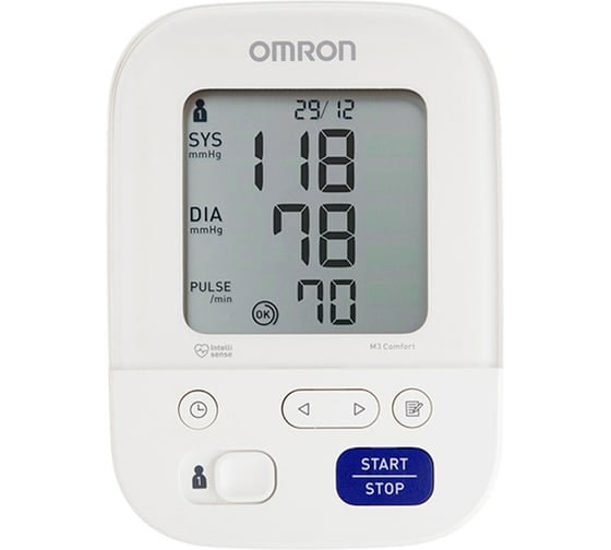 Тонометр ОФИСМАГ OMRON M3 Comfort (HEM-7155-ALRU) манжета 22-42см, автоматический, на плечо, адаптер питания 631370 1