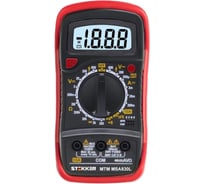 Мультиметр цифровой STEKKER MTM MAS830L 1999 отсчетов, батарея крона, ручная 49994