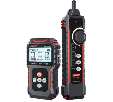 Кабельный и POE тестер измеритель длины трассоискатель Noyafa NF-8209S N203