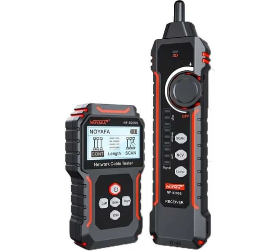 Кабельный и POE тестер измеритель длины трассоискатель NoyafaNF-8209S
