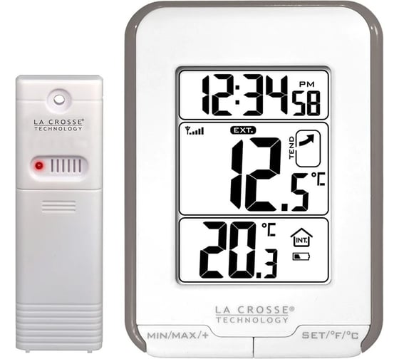 Термометр с наружным датчиком La Crosse Technology тауп WS6810 WS6810WHI-TAU