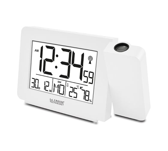 Проекционные часы настольные La Crosse Technology серые WT522