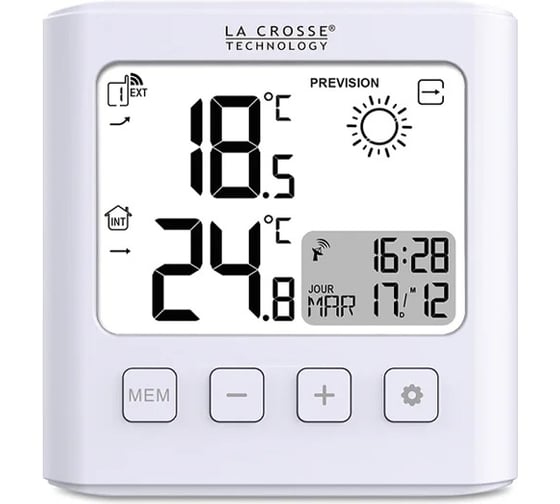 Компактная погодная станция La Crosse Technology WS6231 белая WS6231-WHI