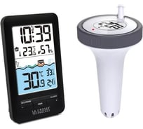 Термометр La Crosse Technology WS6268 с датчиком температуры воды в бассейне WS6268TY-BLA