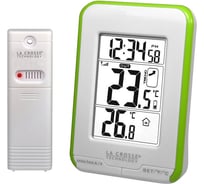 Термометр La Crosse Technology WS6810 с наружным датчиком, зеленый WS6810W-GREEN