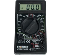 Мультиметр цифровой STEKKER MTM DT830B портативный,1999 отсчетов, батарея кро 49992