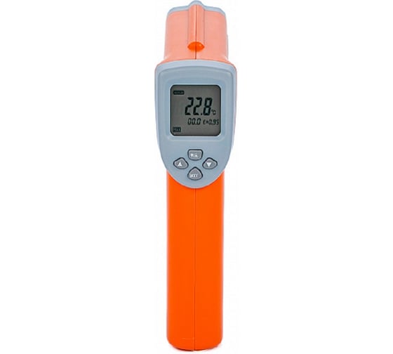 Пирометр VERDO IT1402 (-50…880С)/(±2% или ±2С); DS=16:1; k=0,1…1,0; 2 лазера; ф-ции MAX/MIN/AVG/DIF, HIGH/LOW ALARM IT134020