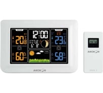 Метеостанция Аксион цветной ET820E белый
