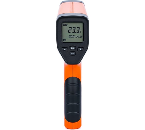 Пирометр VERDO IT1502 (-50…1100С)/(±2% или ±2С); DS=50:1; k=0,1…1,0; 2 лазера; ф-ции MAX/MIN/AVG/DIF, HIGH/LOW ALARM с поверкой IT135020-СП