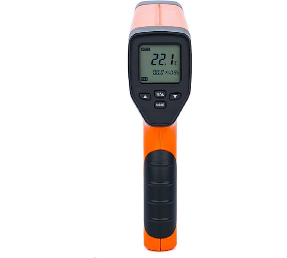 Пирометр ALARM IT1504 (-50…1600С)/(±2% или ±2С); DS=50:1; k=0,1…1,0; 2 лазера; ф-ции MAX/MIN/AVG/DIF, HIGH/LOW VERDO IT135040