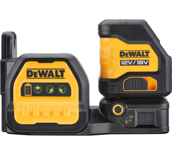 Аккумуляторный лазерный построитель плоскостей Dewalt DCE088D1G18, 12/18 В, зеленый луч, 30 м, с АКБ 2 Ач и ЗУ, в кейсе TSTAK DCE088D1G18-QW