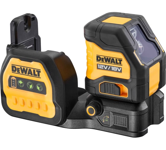 Аккумуляторный лазерный построитель плоскостей Dewalt DCE088NG18, 12/18 В, зеленый луч, 30 м, без АКБ и ЗУ, в кейсе TSTAK DCE088NG18-XJ