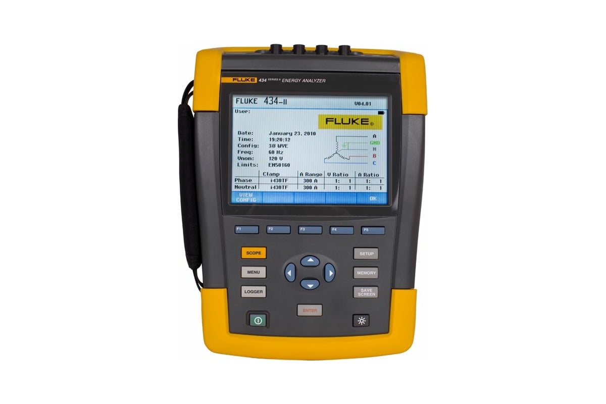 Анализатор качества электроэнергии Fluke 434-II 4116638