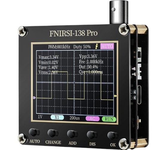 Портативный цифровой осциллограф AMPERIN FNIRSI-138 PRO 107263