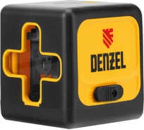 Лазерный уровень Denzel DQB-T, 30 м, зеленый луч, батарейки, штатив 350165