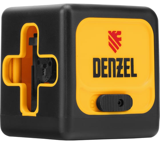 Лазерный уровень Denzel DQB-T, 30 м, зеленый луч, батарейки, штатив 350165