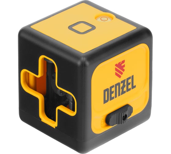 Лазерный уровень Denzel DQB-T, 30 м, зеленый луч, батарейки, штатив 350165