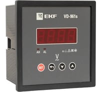 Вольтметр цифровой на панель EKF 96x96 (квадратный вырез) однофазный в коротком корпусе PROxima VD-961s