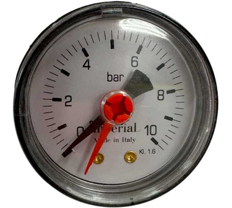 Манометр горизонтальный Imperial 50-1/4-10bar Италия 890.10