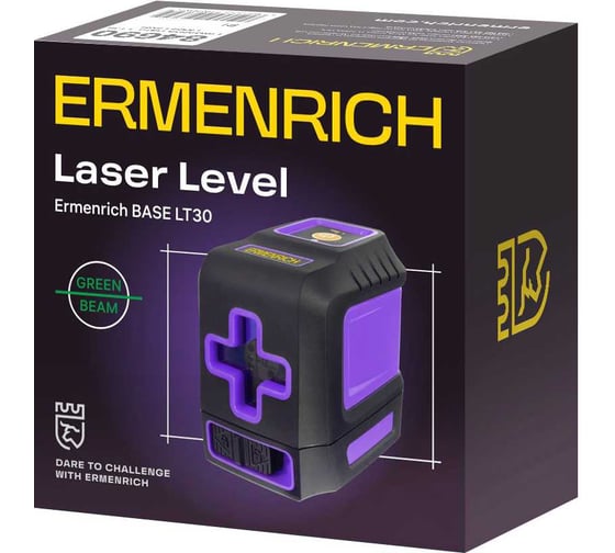 Лазерный уровень Ermenrich BASE LT30, фиолетовый 84690