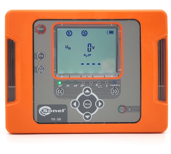 Измеритель параметров заземляющих устройств SONEL ТЕ-30 (версия Проф) WMRUTЕ30PROF 1