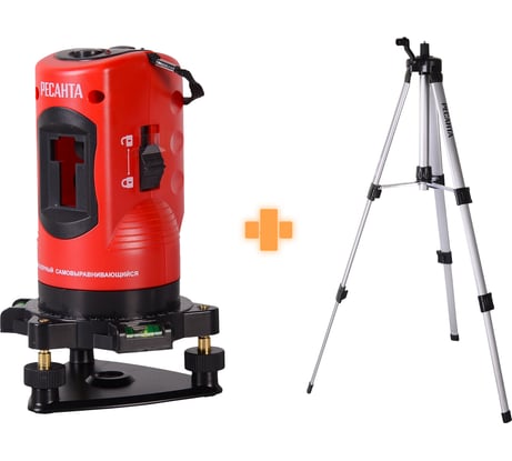 Набор Ресанта: лазерный построитель ПЛ-2 + штатив ШУ-1 902/19