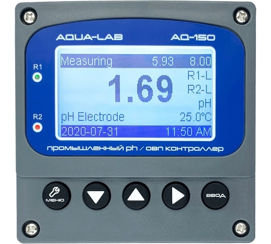 Промышленный pH/ОВП метр контроллер AQUA-LAB AQ-150