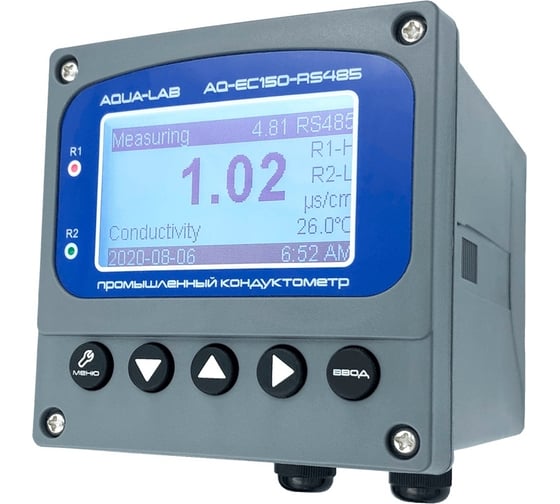 Промышленный PH/ORP контроллер без электродов AQUA-LAB AQ-150-RS485