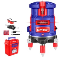 Лазерный уровень (с красными лучами) EMTOP ESLE53001