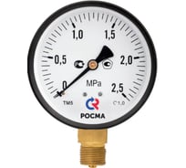 Манометр общетехнический РОСМА ТМ-510Р.00 (0-6кгс/см2) ДК100 М20x1.5, кл. точн. 1.5 D070-01335