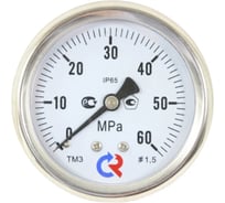 Манометр виброустойчивый РОСМА ТМ-320Т.00 (0-2.5МПа) ДК63 G1/4, готовый к гидрозаполнению, кл. точн. 1.5 D070-03756