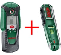 Набор: цифровой детектор Bosch PDO-MULTI + лазерный уровень Bosch PLL 5 0.615.994.02R