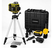 Комплект Лазерный уровень INSTRUMAX GL 4-360 Master SET+Штатив телескопический с резьбой 1/4 (5/8) дюйма TR-120 IM0175_K
