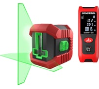 Комплект лазерный нивелир CONDTROL QB Green +Лазерный дальномер  Smart 30 1-4-998