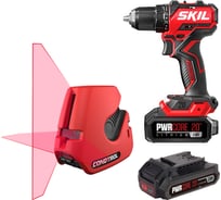 Комплект лазерный нивелир CONDTROL NEO X200 + Акк. дрель-шуруповерт  DL6293, 2акб (2 Ам) в сумке SKIL 1-4-979