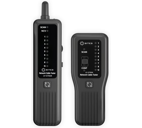 Тестер-трассоискатель кабеля 5Bites UTP / STP / TEL / POE / NCV LY-CT024 1