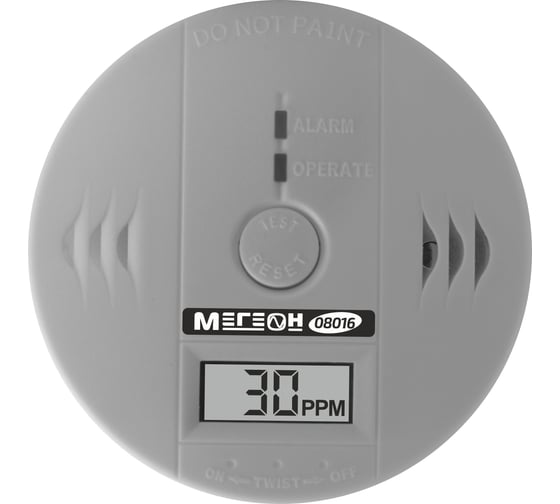 Детектор утечки угарного газа МЕГЕОН 08016 к0000034503