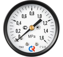 Вакуумметр РОСМА ТВ-110Т.00 ТВ-110Т осевой (-0.1-0МПа) М10х1 2.5, ДК40мм D070-01426