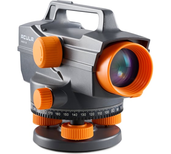 Специальный высокоточный оптический нивелир с усиленной защитой от ударов, вибраций, воды и пыли ACULA NIVEX R-38, кратность х38; точность ±0.7 мм/км; объектив 40 мм; IPX6 LA00109 1
