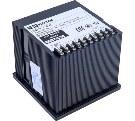 Цифровой амперметр TDM ЦП-А96 0-9999А-0.5-Р SQ1102-0523