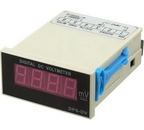 Цифровой вольтметр постоянного тока RUICHI DP-6 2. 20. 200. 600V DC 66071