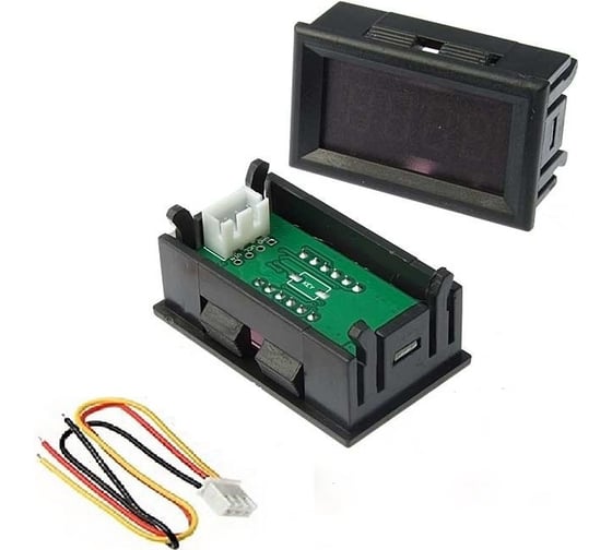 Цифровой вольтметр RUICHI 0-33,00VDC 99141